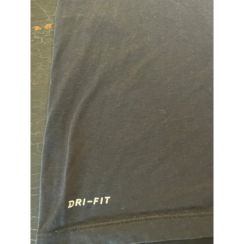 Nike Dri Fit New‎ York Graphic T Shirt XXL Black Cotton Blend Athletic